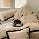 Luxury Rabbit Embroidery Duvet Set - myhomestore.com.pk