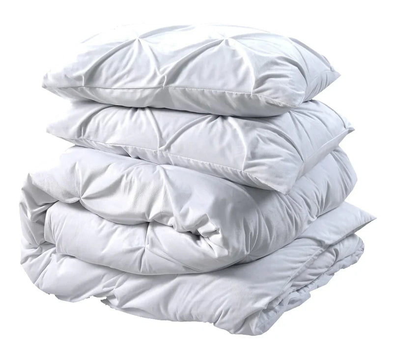 Velvet Pintuck Duvet Set