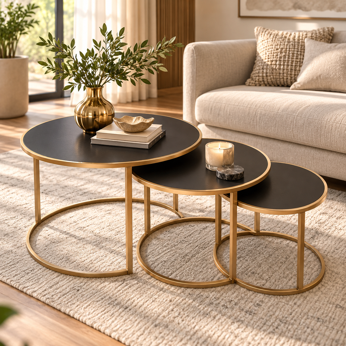 3 Piece Nesting Coffee Table