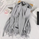 Winter Warm Scarf ( Light Gray )