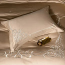 Cotton satin Embroidery duvet set - myhomestore.com.pk