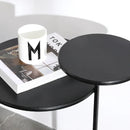 Modern Metal 2-Tiered Double Tray Side Table - myhomestore.com.pk