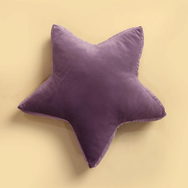 Plum Star Baby Cushion