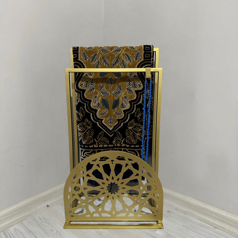 Handcrafted Metal Prayer Rug Stand