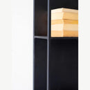 Tall Black Metal Wall Hanging With Four Shelves - myhomestore.com.pk