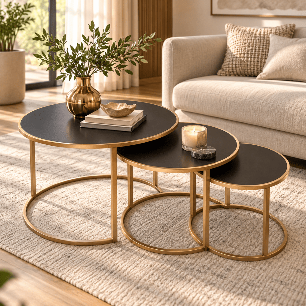 3 Piece Nesting Coffee Table - myhomestore.com.pk