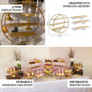 3 Tier Gold Cupcake Stand - myhomestore.com.pk