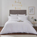 Satin Stripe Duvet Set Wide Lines - myhomestore.com.pk
