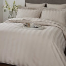 Satin Stripe Duvet Set Wide Lines - myhomestore.com.pk