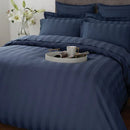 Satin Stripe Duvet Set Wide Lines - myhomestore.com.pk