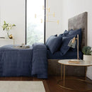 Satin Stripe Duvet Set Wide Lines - myhomestore.com.pk