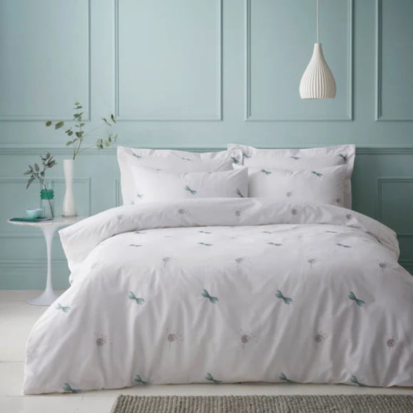 Dragonfly Embroidered Bedsheet