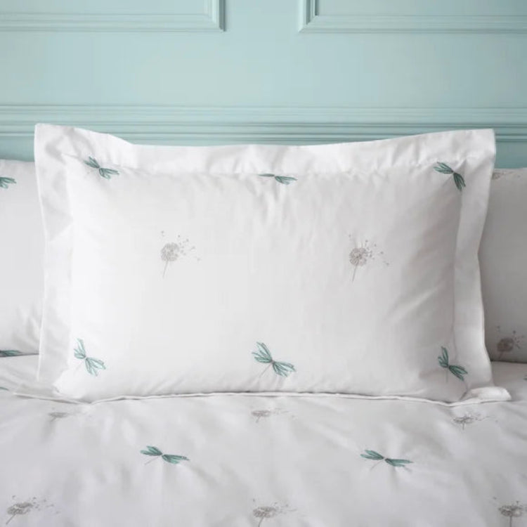 Dragonfly Embroidered Bedsheet