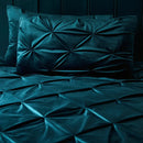 Velvet Pintuck Duvet Set