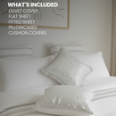 Bridal Bedding Duvet Cover Bardot Oyster