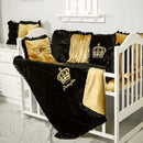 Baby Cot Set Black with Gold - myhomestore.com.pk