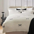 Bow Embroidered Bedsheet
