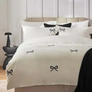 Bow Embroidered Bedsheet