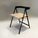 Handcrafted MDF and Metal Frame Dining Chair - myhomestore.com.pk