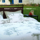 Retro Pastoral Style Printed Bedding Duvet Set