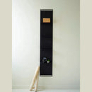 Tall Black Metal Wall Hanging With Four Shelves - myhomestore.com.pk