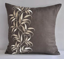 Embroidered Cushion Cover (Grey) - myhomestore.com.pk