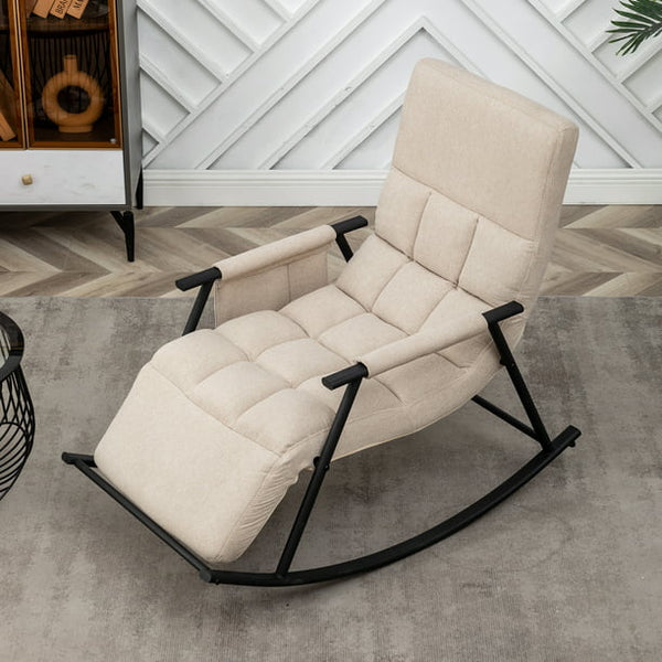 Rocking Chair Metal Lounge Chair for Living Room,Bedroom