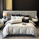 Luxury Butterfly Embroidery Duvet Set - myhomestore.com.pk