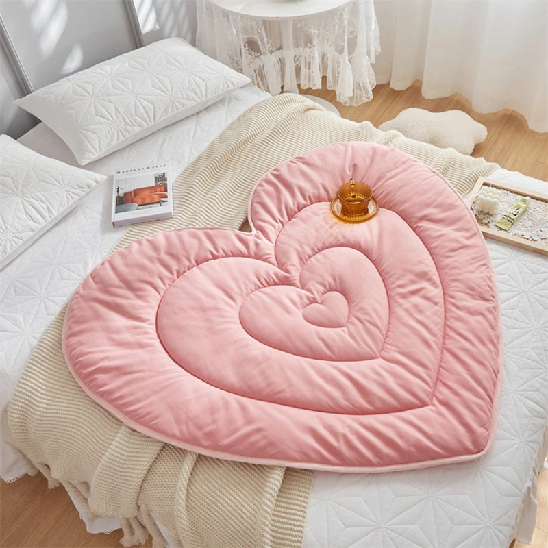 Heart Shaped Baby Rug