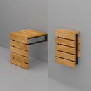 Natural Color Wood Folding Multifunctional Seat - myhomestore.com.pk