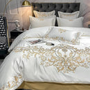 Gold Embroidery Duvet Set - myhomestore.com.pk