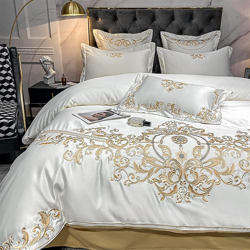 Gold Embroidery Duvet Set