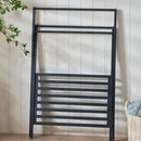Black Folding Towel Rack - myhomestore.com.pk