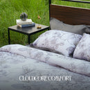 Grey Printed Duvet Set