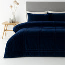 Velvet Box Pleated Duvet Set