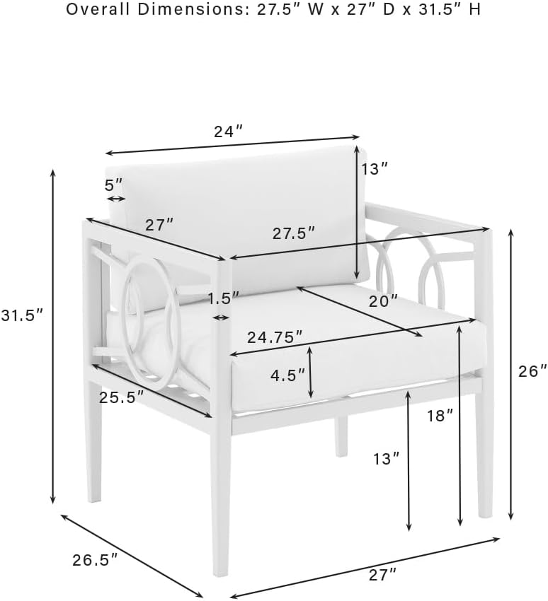 Chair Set, Patio Chairs for Conversation