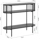 3 Tiers Console Table Hall Table Living Room Console Table - myhomestore.com.pk