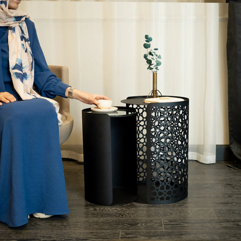 Metal Side Table Set of 2