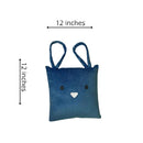 Honey Bunny Baby Cushion Silver Blue - myhomestore.com.pk