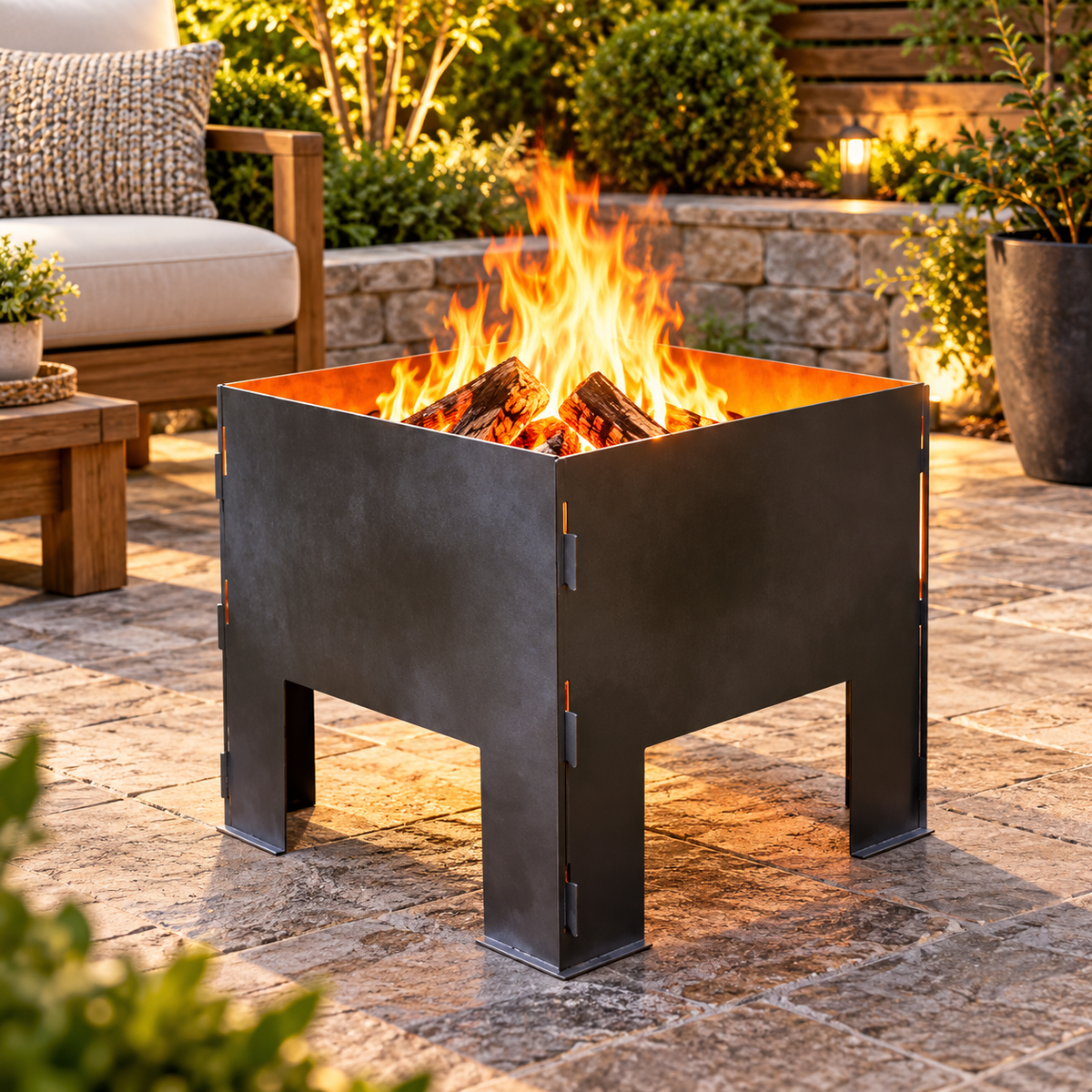 Square Fire Pit