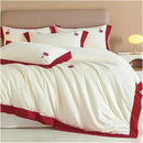 Luxury Swan Embroidery Duvet Set - myhomestore.com.pk