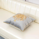 Royal Crest Embroidered Cushion Cover Style 1 - myhomestore.com.pk