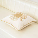 Royal Crest Embroidered Cushion Cover Style 2 - myhomestore.com.pk
