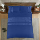 Velvet Stripe Duvet Set - myhomestore.com.pk