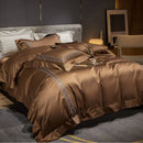 Luxury Cotton Satin Circle Embroidery Duvet Set - myhomestore.com.pk