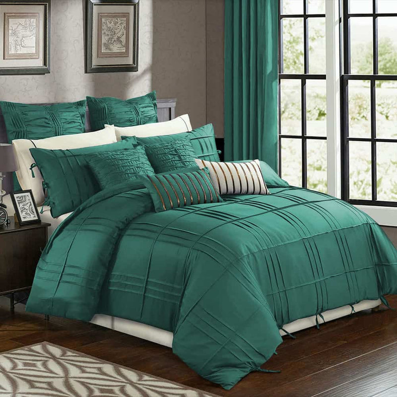 Tetra Pleat Duvet Set