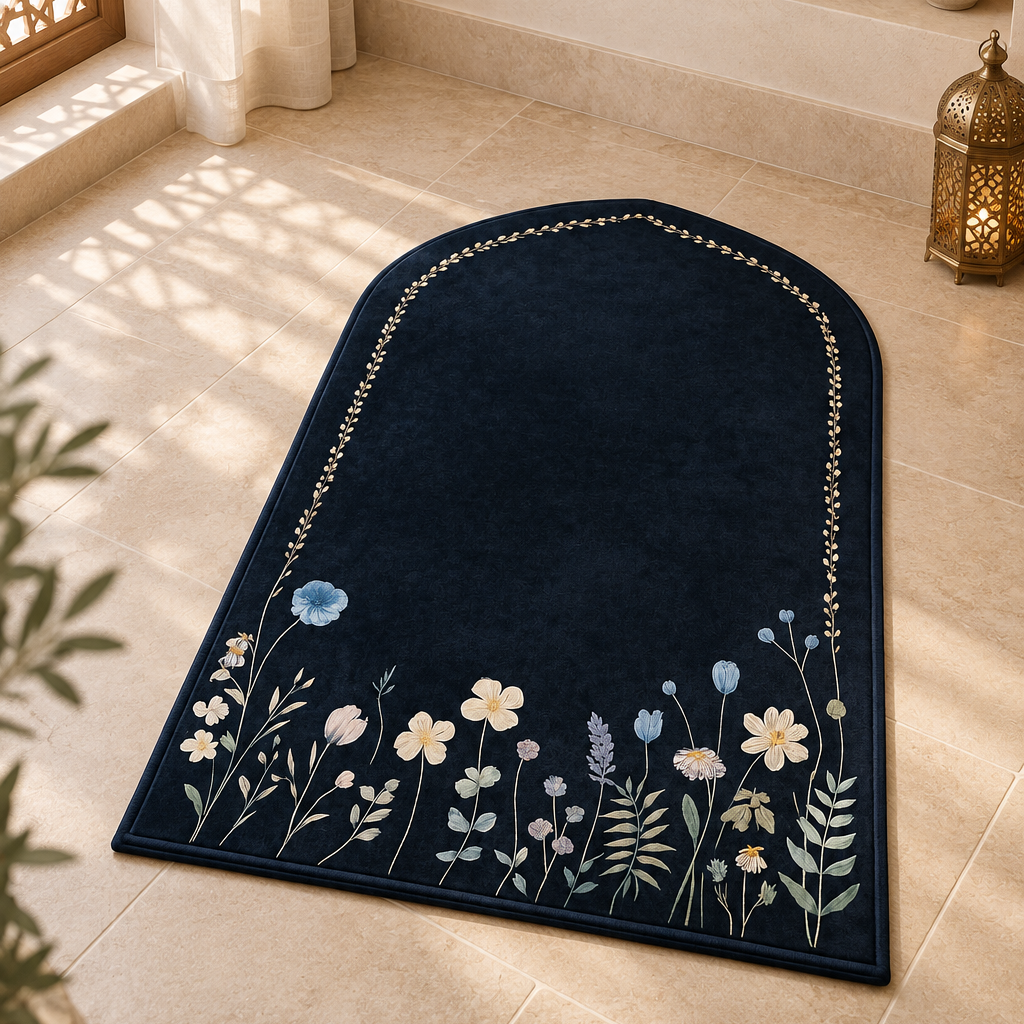 Luxury  Embroidered Prayer Mat