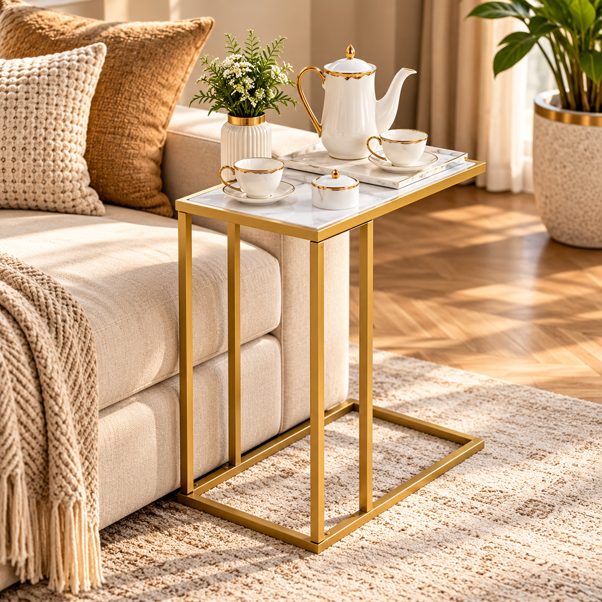 MDF Simple C-Side Table