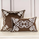 Royal Crest Embroidered Cushion Cover Style 3 - myhomestore.com.pk
