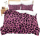 Pink Printed Bedspread Leopard Print - myhomestore.com.pk
